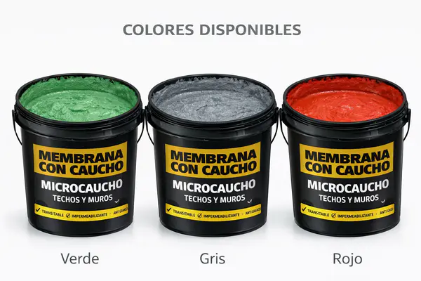 Membrana con Caucho Microcaucho 20kg