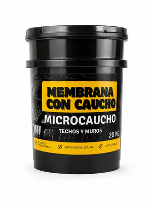 Membrana con Caucho Microcaucho 20kg