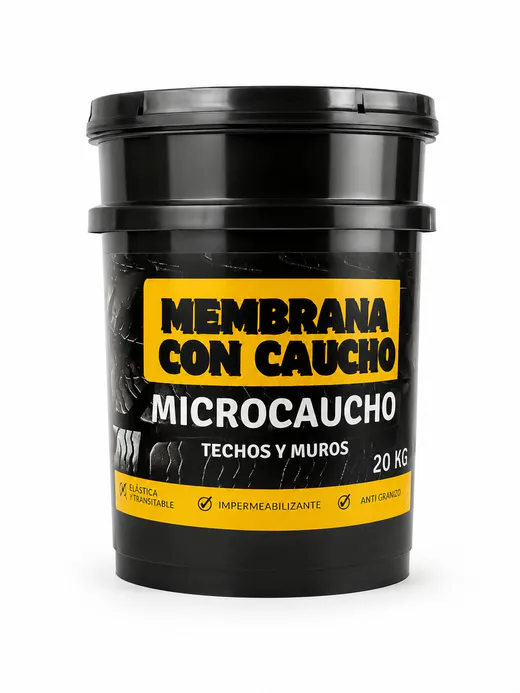 Membrana con Caucho Microcaucho 20kg
